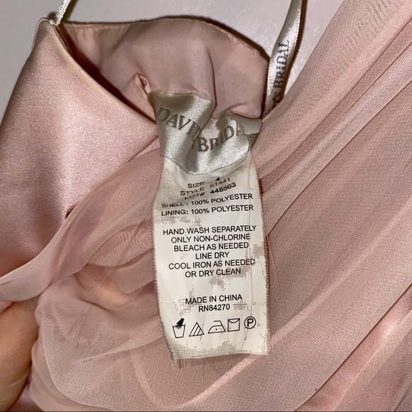 David’a Bridal Satin Empire Waist Ball Gown - Picture 9 of 9